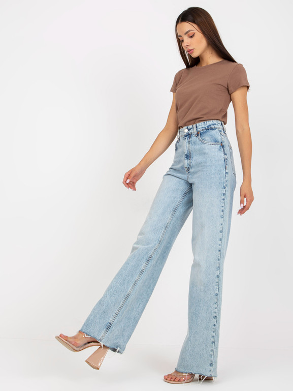 Cappuccino bawełniany damski t-shirt BASIC