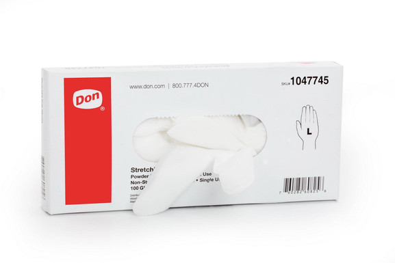 Rękawiczki ochronne 100 sztuk - jednorazowe białe