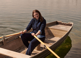 Granatowe spodnie dresowe męskie Elasticated Jog Pants Fruit of the Loom