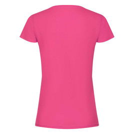 Różowa koszulka damska Lady fit Oryginal Fruit of the Loom