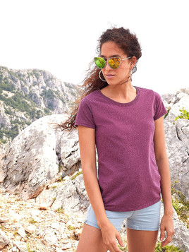 Burgundowa koszulka Valueweight Fruit of the Loom