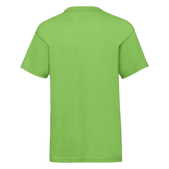 Zielona koszulka dziecięca bawełniana Fruit of the Loom