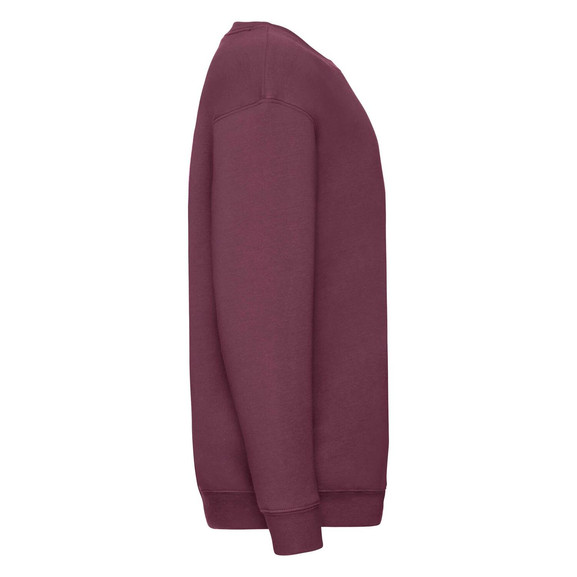 Burgundowa bluza dziecięca Set-In Sweat Fruit of the Loom
