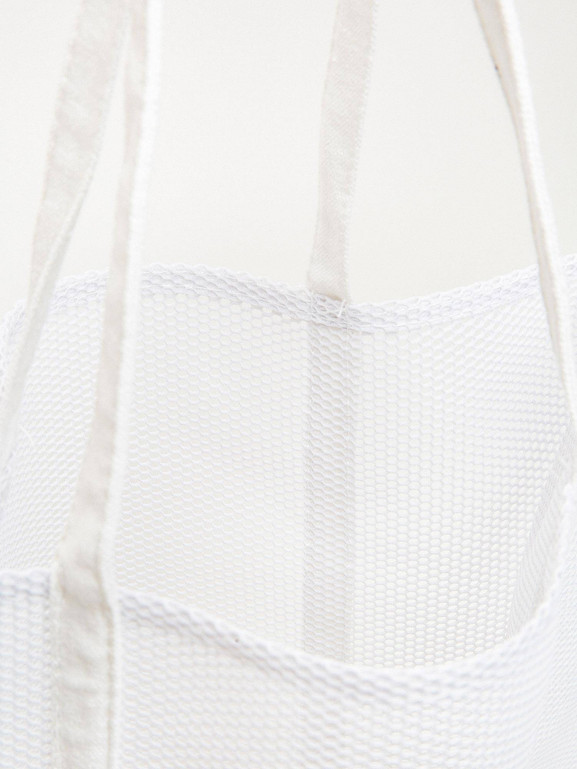Torba ażurowa biała