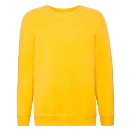 Żółta bluza dziecięca Set-In Sweat Fruit of the Loom