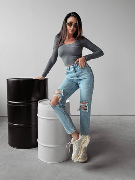 Antracytowa bluzka JAIDA OLAVOGA