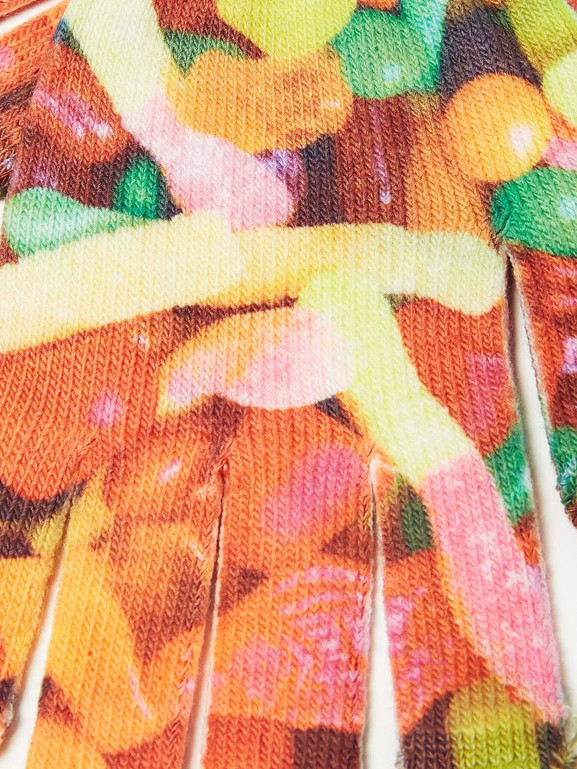 Rękawiczki dotykowe cukierki pomarańczowe