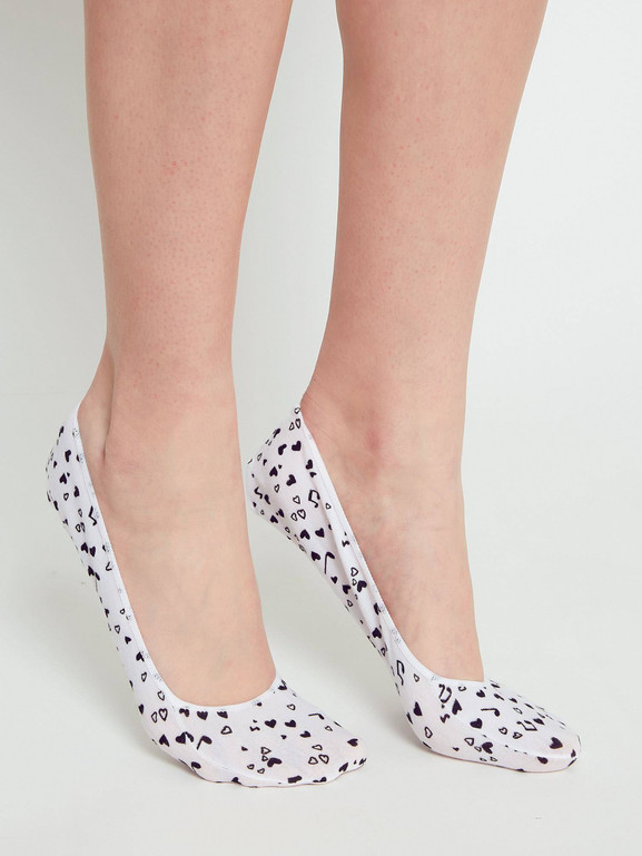 Stopki serduszka, nutki białe