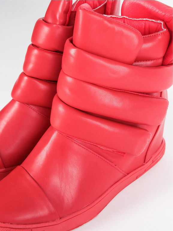 BOTKI TYPU SNEAKERS CZERWONE