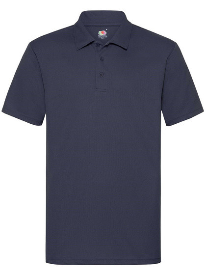 Granatowa koszulka męska Performance Polo Friut of the Loom