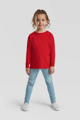 Czerwona koszulka dziecięca Valueweight Fruit of the Loom