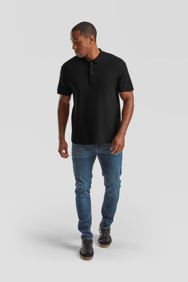 Czarna koszulka męska polo Original Polo Friut of the Loom