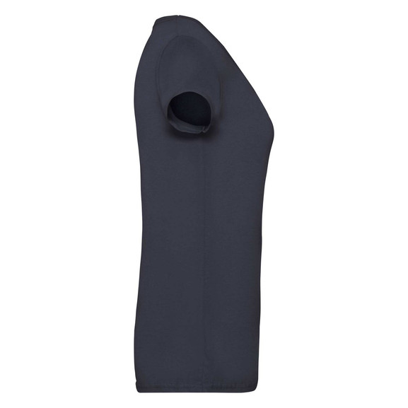 Granatowa koszulka damska v-neck Valueweight Fruit of the Loom