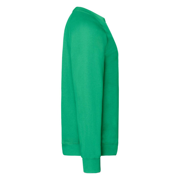 Zielona bluza męska Raglan Sweat Fruit of the Loom