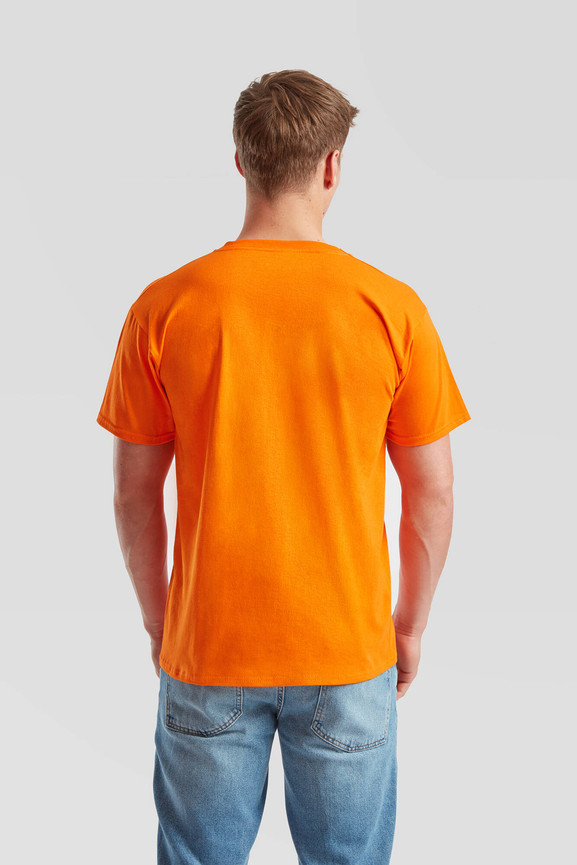 Pomarańczowa koszulka męska Valueweight Fruit of the Loom