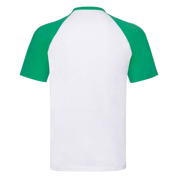 Biała koszulka męska Baseball Fruit of the Loom