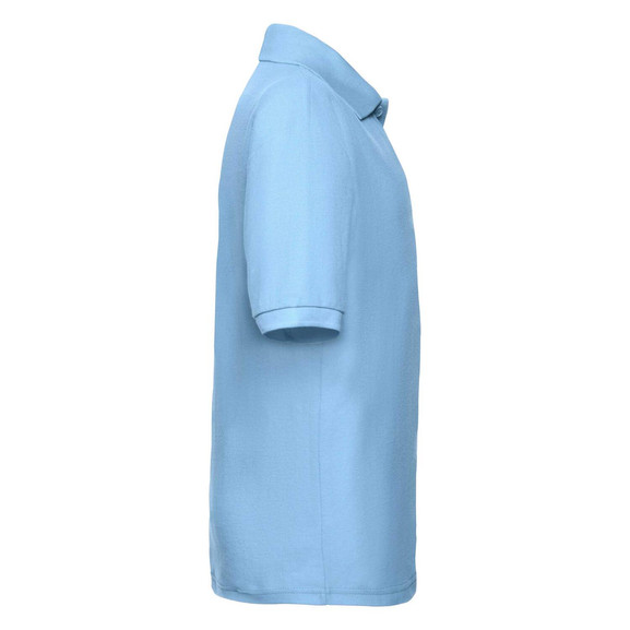 Błękitna koszulka dziecięca 65/35 Polo Fruit of the Loom