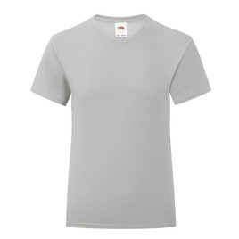 Szara koszulka dziewczęca Iconic Fruit of the Loom