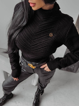 Czarny golf EMMIE OLAVOGA