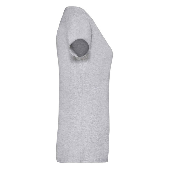 Szara koszulka damska v-neck Valueweight Fruit of the Loom