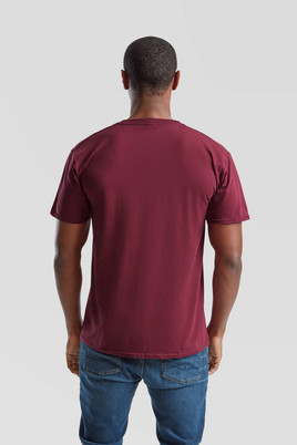 Burgundowa koszulka męska Valueweight Fruit of the Loom