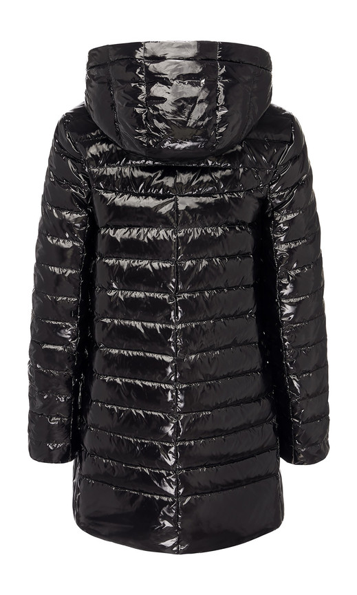 Czarna kurtka puchowa z jenotem Tiffi St. Anton
