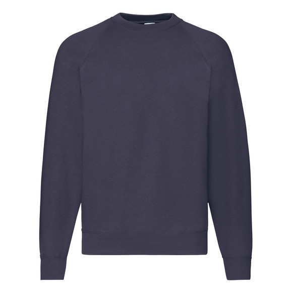 Granatowa bluza męska Raglan Sweat Fruit of the Loom