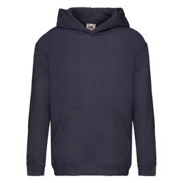 Granatowa bluza dziecięca Hooded Sweat Fruit of the Loom