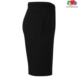 Czarne szorty męskie Iconic 195 Jersey Fruit of the Loom