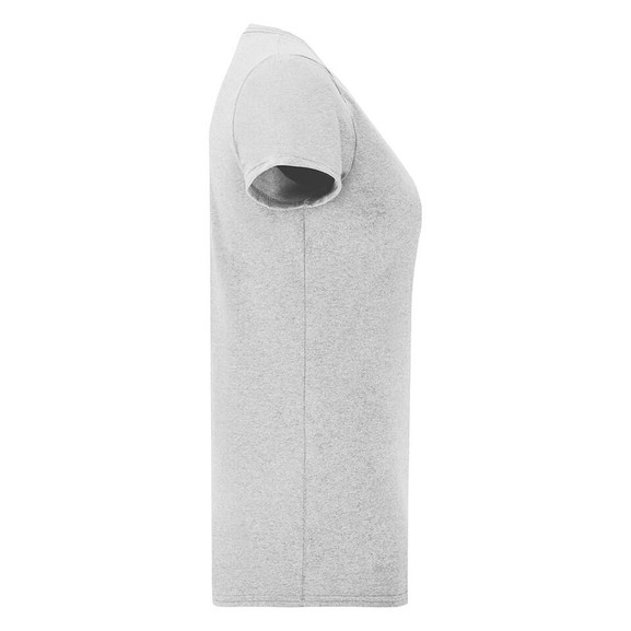 Szara koszulka damska Iconic z czesanej bawełny Fruit of the Loom