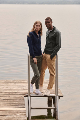 Grafitowa bluza męska rozpinana Sweat Jacket Fruit of the Loom 