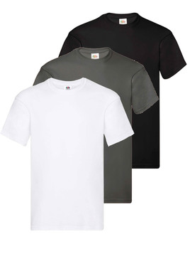 Pakiet 3 koszulek męskich Original Fruit of the Loom