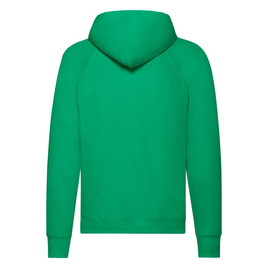 Zielona bluza męska z kapturem Lightweight Hooded Sweat Fruit of the Loom