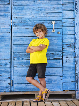 Żółta koszulka dziecięca Oryginal Fruit of the Loom 