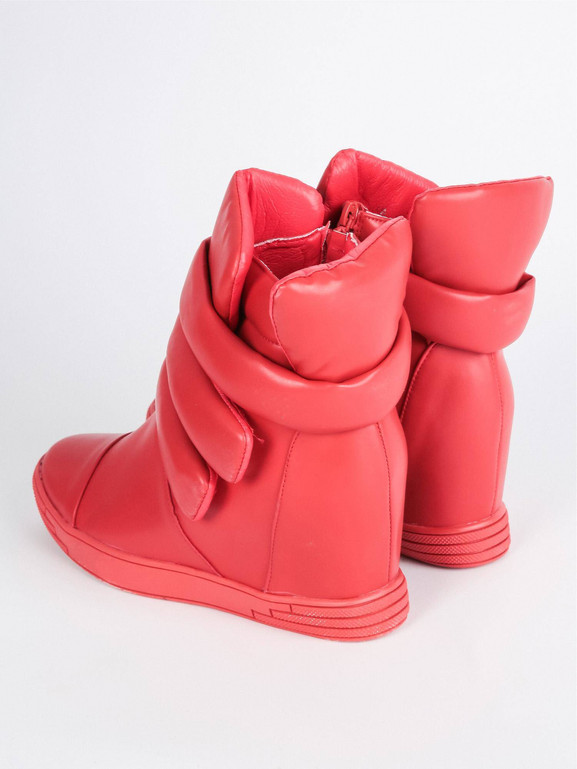 BOTKI TYPU SNEAKERS CZERWONE