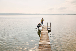 Zielona koszulka damska Iconic z czesanej bawełny Fruit of the Loom