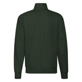Zielona bluza męska Lightweight Sweat Jacket Fruit of the Loom 