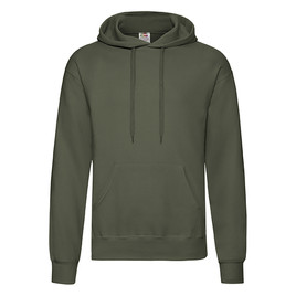 Oliwkowa bluza męska Hooded Sweat Fruit of the Loom 