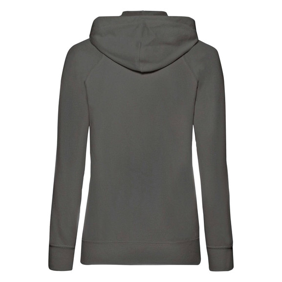 Grafitowa bluza z kapturem Lady fit Fruit Of The Loom