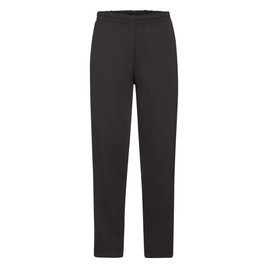 Czarne spodnie dresowe Open Hem Jog Fruit of the Loom