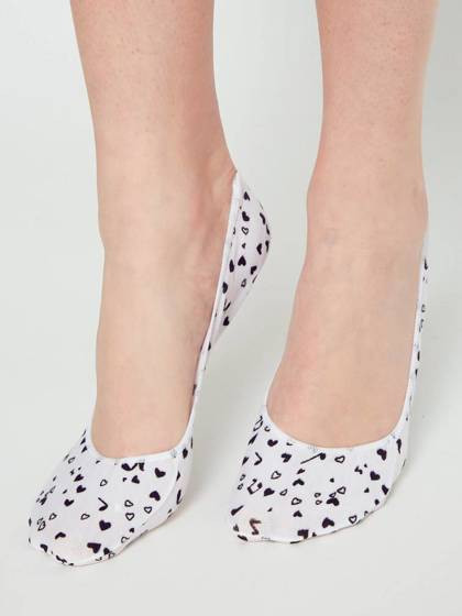 Stopki serduszka, nutki białe