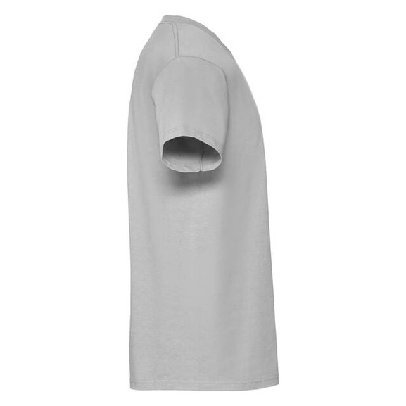 Szara koszulka męska Iconic 195 Ringspun Premium Fruit of the Loom