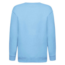 Błękitna bluza dziecięca Set-In Sweat Fruit of the Loom