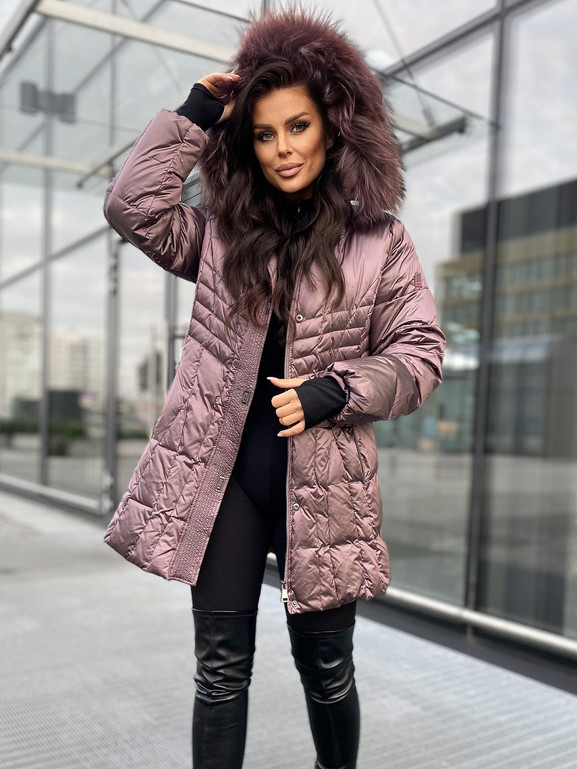 Kurtka Puchowa z Jenotem Wrzosowa
