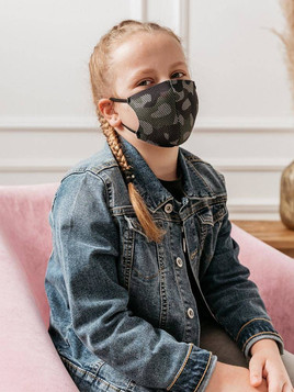 Maseczka trójwarstwowa moro Cocomore khaki