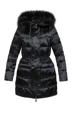 Czarna kurtka puchowa Luserna-Eco Tiffi