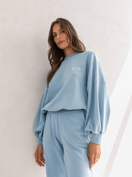 Niebieskie klasyczne spodnie dresowe Cocomore