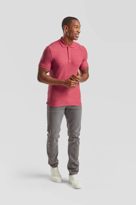 Czerwona koszulka męska Iconic Polo Friut of the Loom