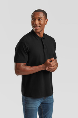 Czarna koszulka męska polo Original Polo Friut of the Loom