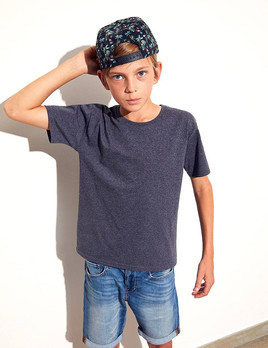 Szara koszulka dziecięca z czesanej bawełny Fruit of the Loom 